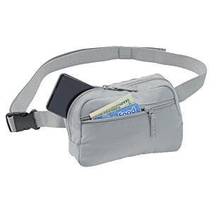 Additional Image 1 - a grey belt with a card in it