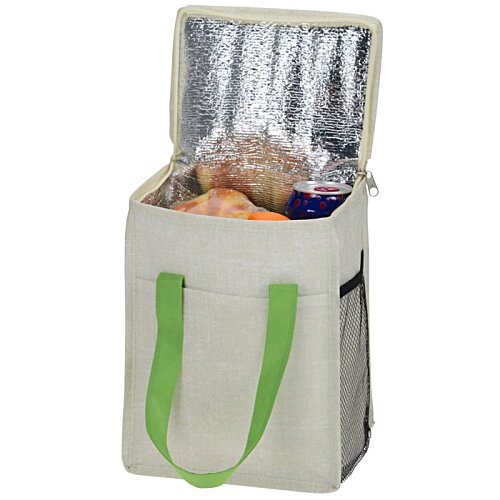 Additional Image 2 - a white bag with a green handle