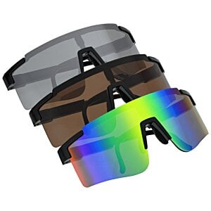 Additional Image 3 - a group of sunglasses with different colored lenses