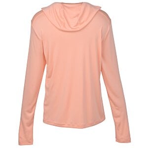 Additional Image 1 - a pink long sleeved shirt