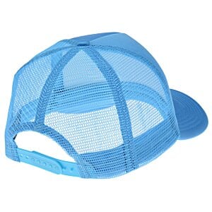 Additional Image 1 - a blue hat with a mesh cap