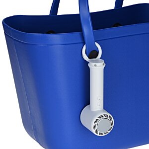 Additional Image 6 - a blue bag with a white handle