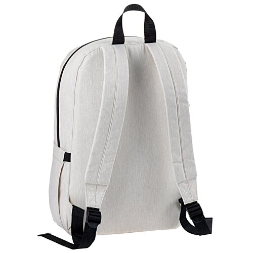 Additional Image 2 - a white backpack with black straps