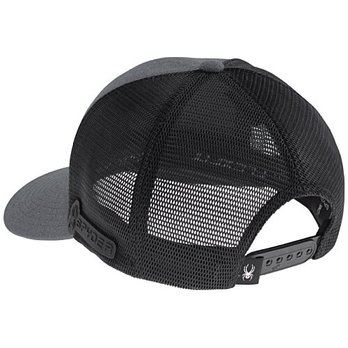 Additional Image 2 - a black hat with a mesh back
