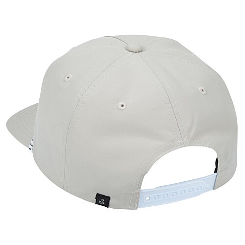 Additional Image 1 - a white hat with a black logo