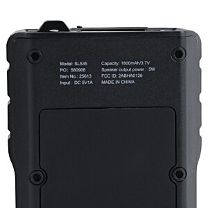 Additional Image 9 - a black rectangular object with white text