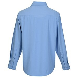 Additional Image 1 - a blue shirt with long sleeves