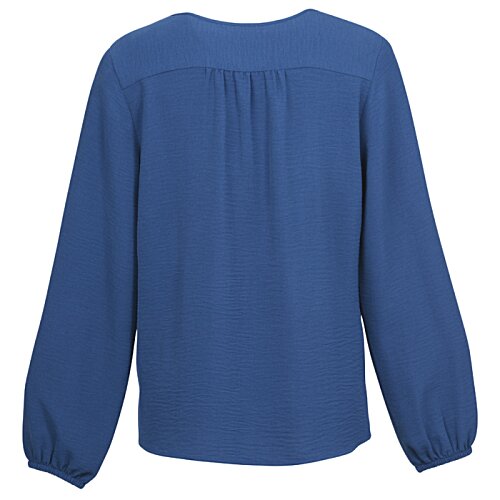 Additional Image 1 - a blue shirt with a white background