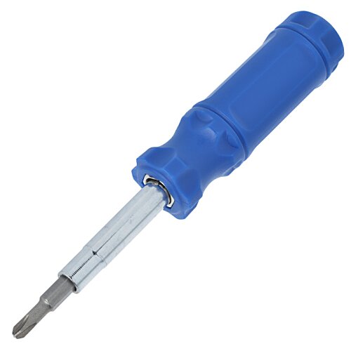 Additional Image 1 - a blue screwdriver with a white handle