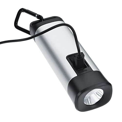 Additional Image 2 - a silver and black flashlight