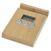 a wooden box with buttons