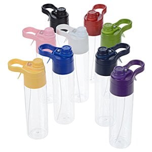 Additional Image 6 - a group of clear containers with a blue and yellow cap