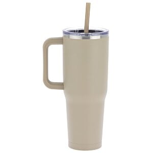 Additional Image 1 - a white cup with a straw