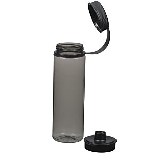 Additional Image 1 - a grey water bottle with a black cap