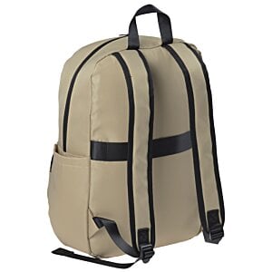 Additional Image 2 - a tan backpack with black straps