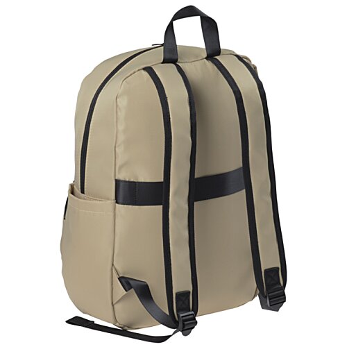 Additional Image 2 - a tan backpack with black straps