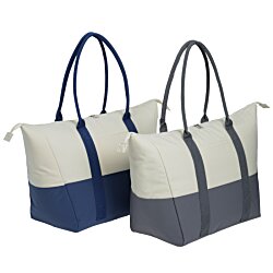 a pair of bags with handles