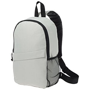 Additional Image 1 - a white backpack with black straps