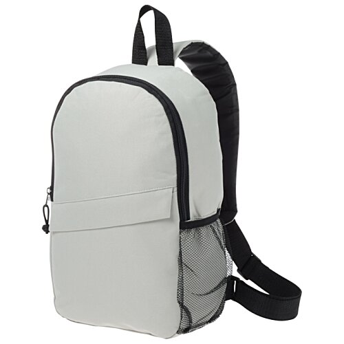 Additional Image 1 - a white backpack with black straps