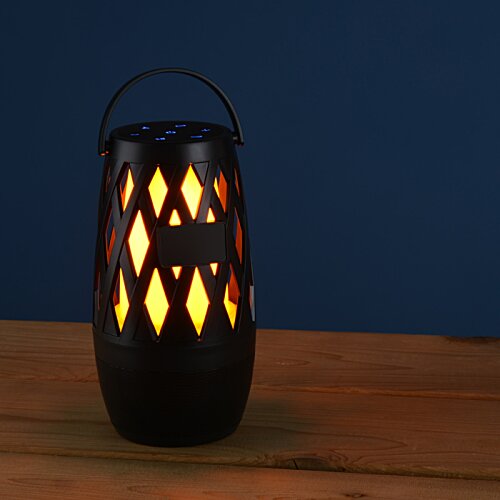 Additional Image 3 - a black lantern with a handle on a wooden surface