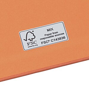 Additional Image 4 - a white label on an orange surface