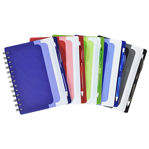 Additional Image 3 - a group of colorful notebooks