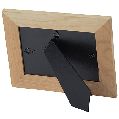 Additional Image 1 - a wooden frame with a black ribbon