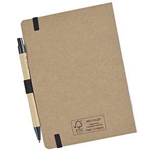 Additional Image 3 - a brown folder with black handles
