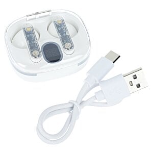Additional Image 1 - a white usb cable and a white usb cable