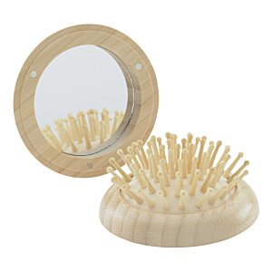 Additional Image 3 - a small round mirror with toothpicks in it