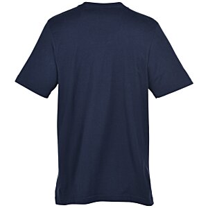 Additional Image 1 - a back of a blue shirt
