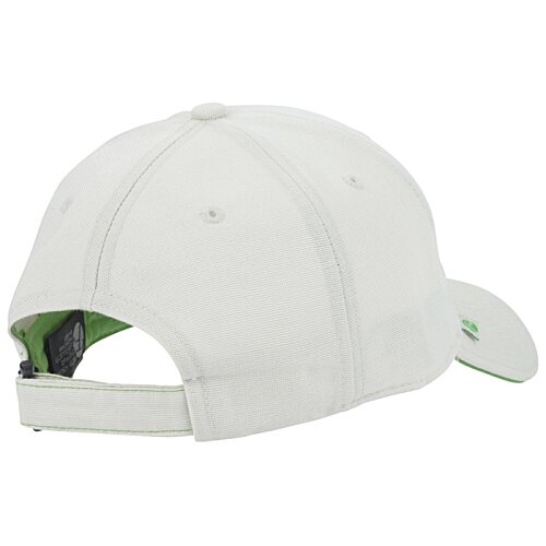 Additional Image 1 - a white hat with green trim