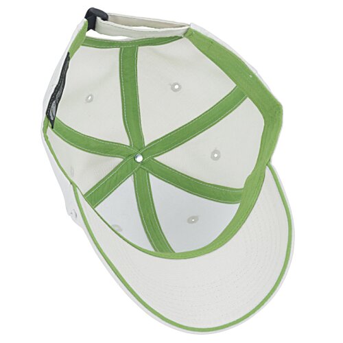 Additional Image 2 - a white and green hat