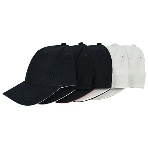 Additional Image 5 - a stack of black and white hats