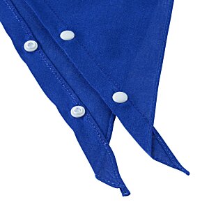 Additional Image 3 - a close up of a blue bandana