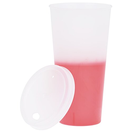 Additional Image 2 - a plastic cup with a lid