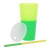 View Image 3 of 5 of Rave Mood Tumbler with Lid and Straw - 26 oz.