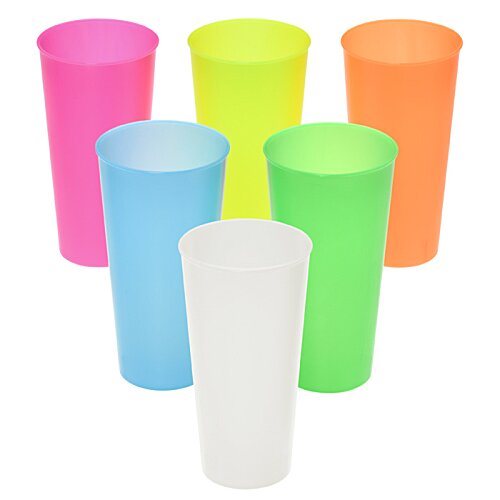Additional Image 3 - a group of colorful plastic cups