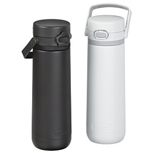 Additional Image 5 - a black and white water bottle