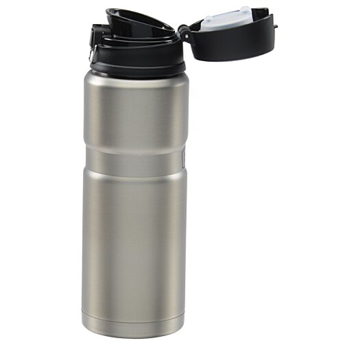 Additional Image 2 - a silver and black bottle