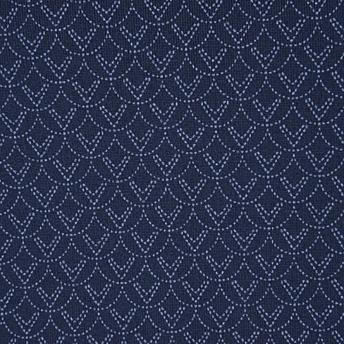Additional Image 2 - a blue fabric with a diamond pattern
