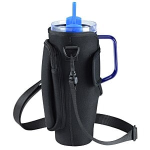 Additional Image 3 - a black and blue water bottle