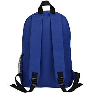 Additional Image 1 - a blue backpack with black straps