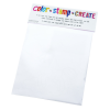 a white paper with colorful writing on it