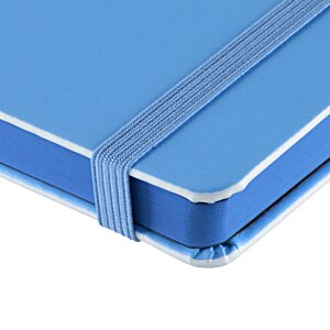 Additional Image 3 - a close up of a blue notebook