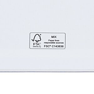 Additional Image 5 - a white rectangular sticker with black text