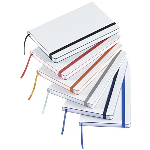 Additional Image 4 - a stack of notebooks with a bookmark
