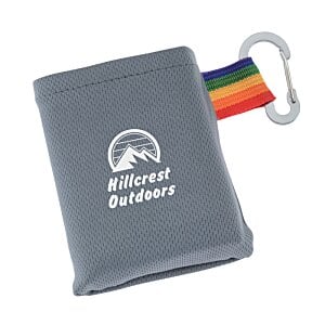 Additional Image 1 - a grey bag with a rainbow ribbon