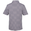 a grey shirt with a checkered pattern