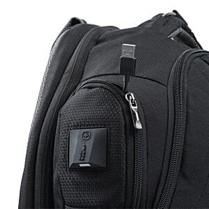 Additional Image 5 - a black backpack with a zipper